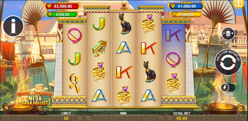 Queen of the Pyramids Mega Cash Collect